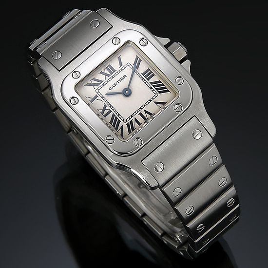 CARTIER(USED) 산토스 갈베 스틸 스몰