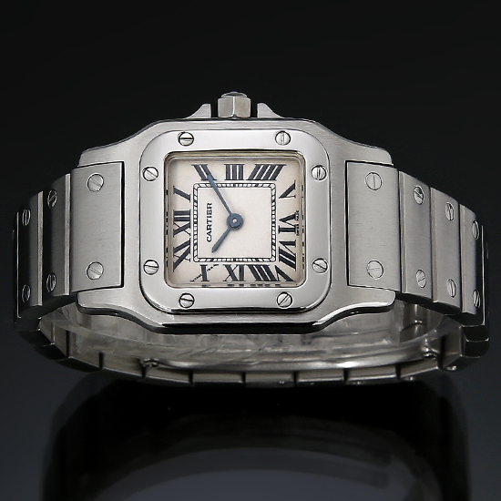 CARTIER(USED) 산토스 갈베 스틸 스몰
