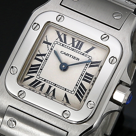 CARTIER(USED) 산토스 갈베 스틸 스몰