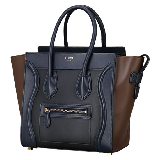 CELINE(USED)러기지 스몰 투톤