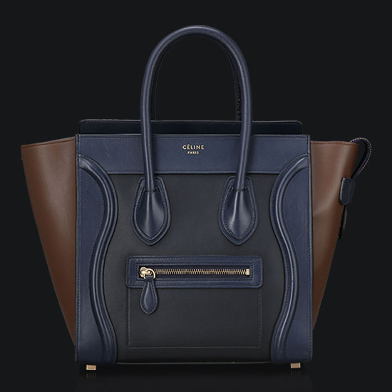 CELINE(USED)러기지 스몰 투톤
