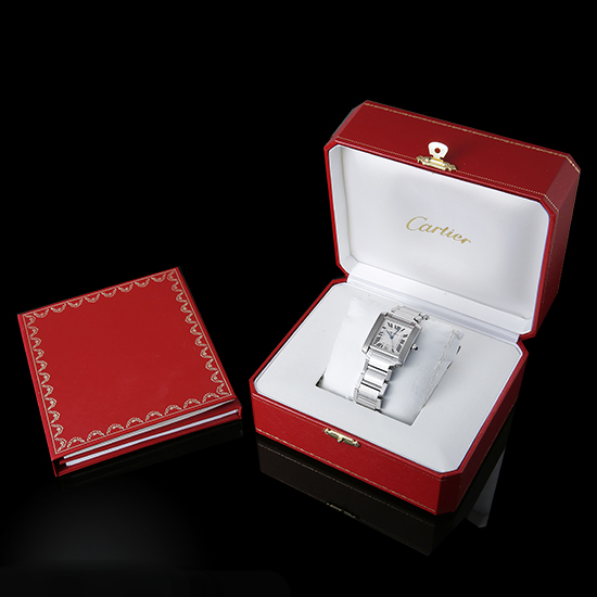 CARTIER(USED) 탱크 프랑세스 스틸 L