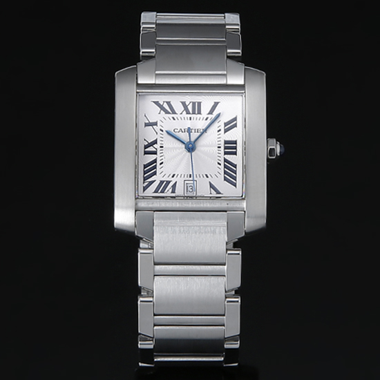 CARTIER(USED) 탱크 프랑세스 스틸 L