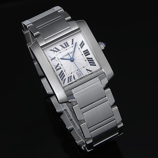 CARTIER(USED) 탱크 프랑세스 스틸 L