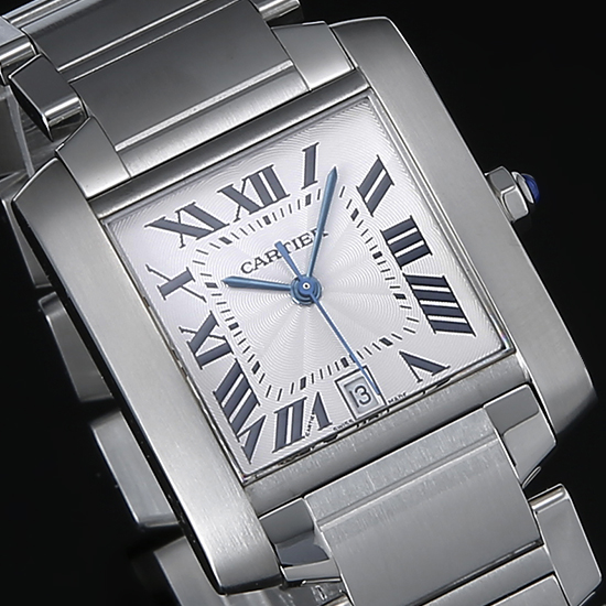 CARTIER(USED) 탱크 프랑세스 스틸 L
