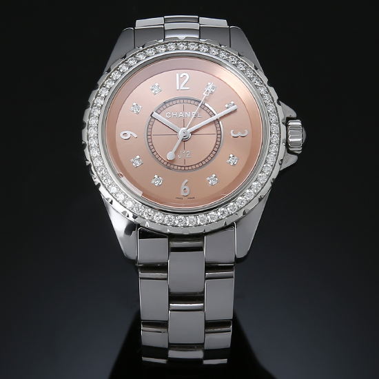 CHANEL(USED) 샤넬 J12 티타늄 다이아베젤 H2563