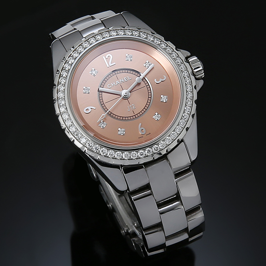CHANEL(USED) 샤넬 J12 티타늄 다이아베젤 H2563