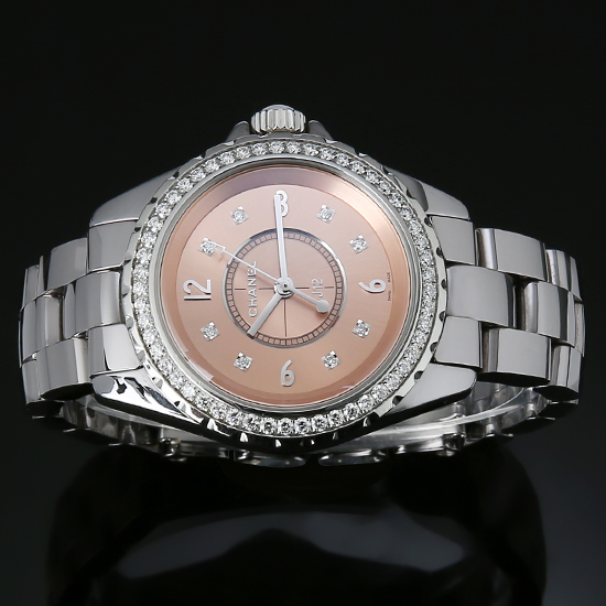 CHANEL(USED) 샤넬 J12 티타늄 다이아베젤 H2563