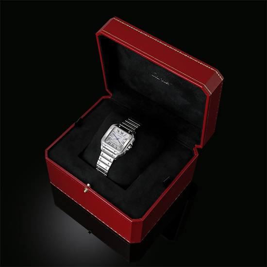 CARTIER(USED)뉴 산토스 갈베 스틸 M