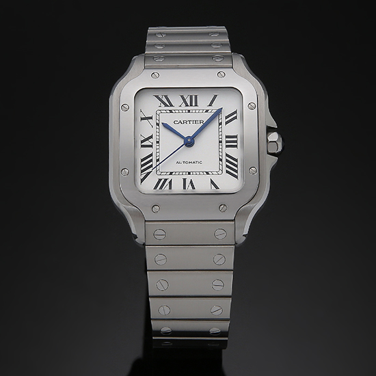CARTIER(USED)뉴 산토스 갈베 스틸 M