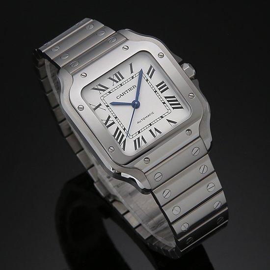 CARTIER(USED)뉴 산토스 갈베 스틸 M