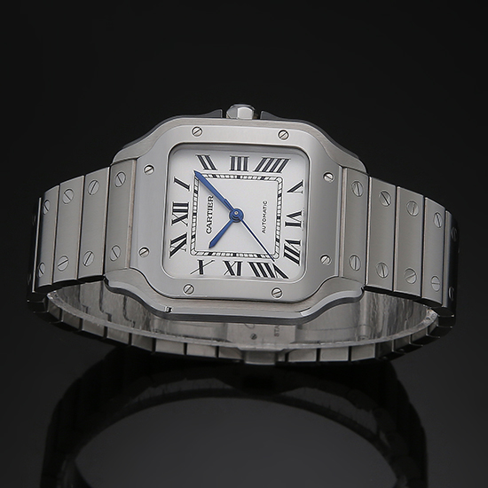 CARTIER(USED)뉴 산토스 갈베 스틸 M