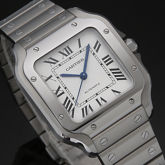 CARTIER(USED)뉴 산토스 갈베 스틸 M