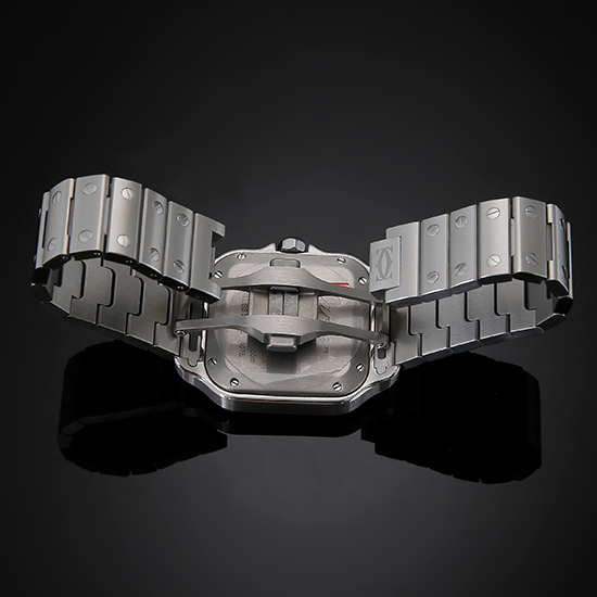 CARTIER(USED)뉴 산토스 갈베 스틸 M