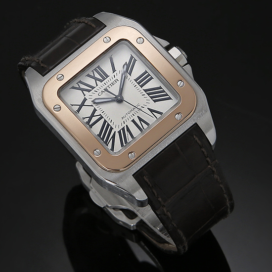 CARTIER(USED)산토스100 콤비 L