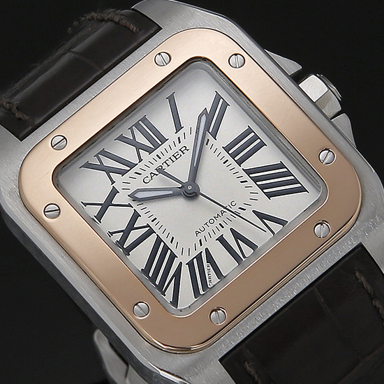 CARTIER(USED)산토스100 콤비 L