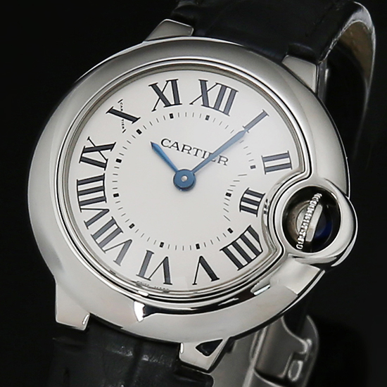 CARTIER(USED) 발롱블루 스틸 28
