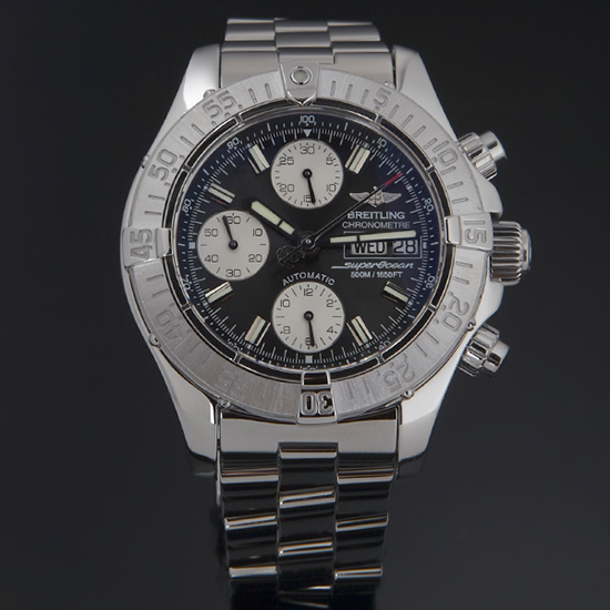 BREITLING(USED) 에어로마린 슈퍼오션 크르노