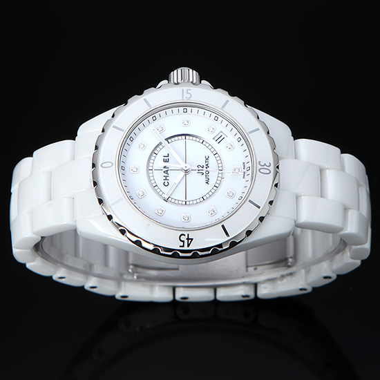 CHANEL(USED) 샤넬 J12 화이트 세라믹 오토