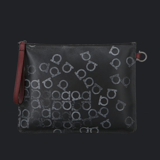 FERRAGAMO(USED)간치니 클러치백