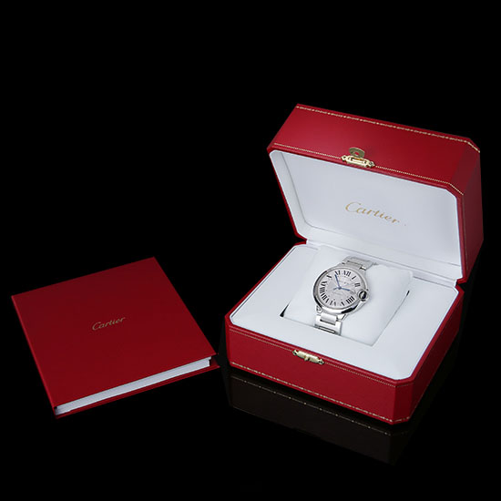 CARTIER(USED) 발롱블루 스틸 42 오토