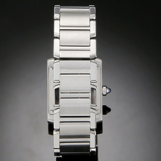 CARTIER(USED)탱크 프랑세스 스틸 스몰