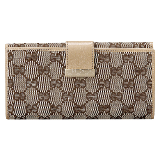 GUCCI(USED) 구찌 GG로고 패브릭 장지갑