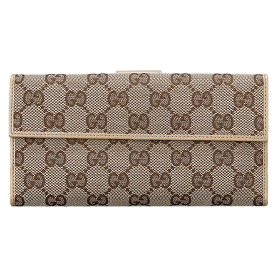 GUCCI(USED) 구찌 GG로고 패브릭 장지갑