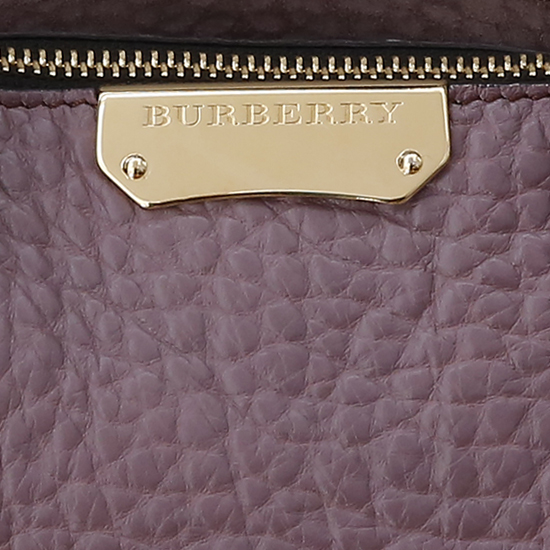 BURBERRY(USED)퍼플 레더 토트겸 숄더백