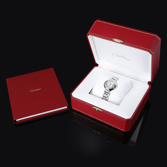 CARTIER(USED) 발롱블루 스틸 28