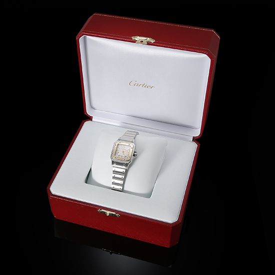 CARTIER(USED) 산토스 갈베 콤비 스몰