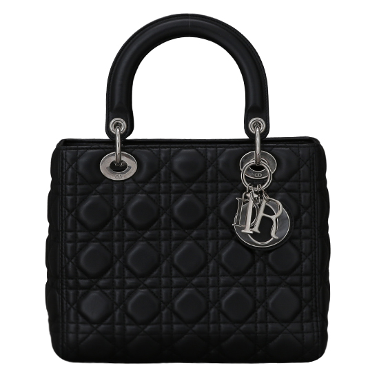 CHRISTIAN DIOR(USED)레이디 디올 까나쥬 블랙
