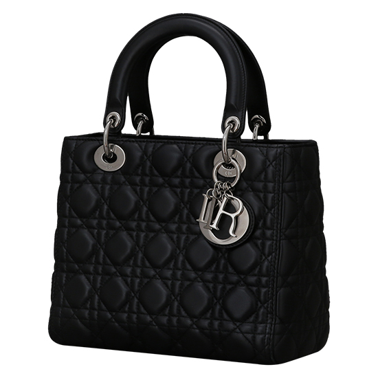 CHRISTIAN DIOR(USED)레이디 디올 까나쥬 블랙