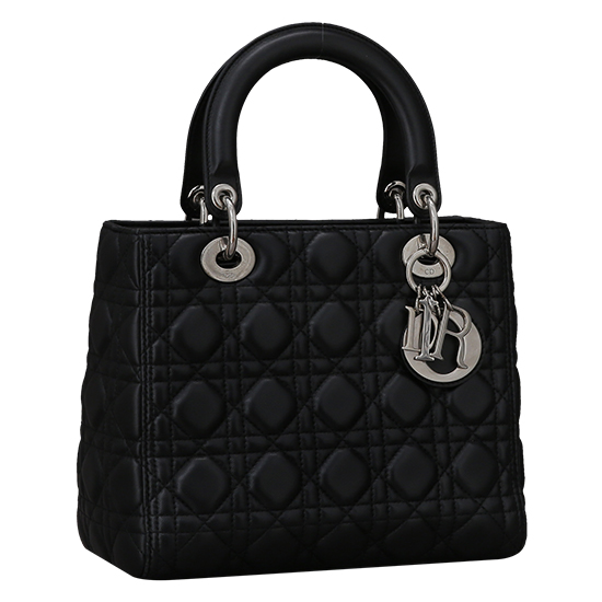 CHRISTIAN DIOR(USED)레이디 디올 까나쥬 블랙