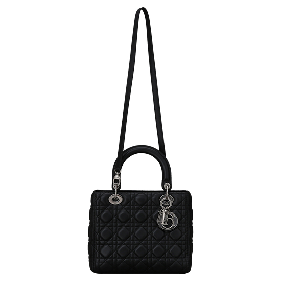 CHRISTIAN DIOR(USED)레이디 디올 까나쥬 블랙