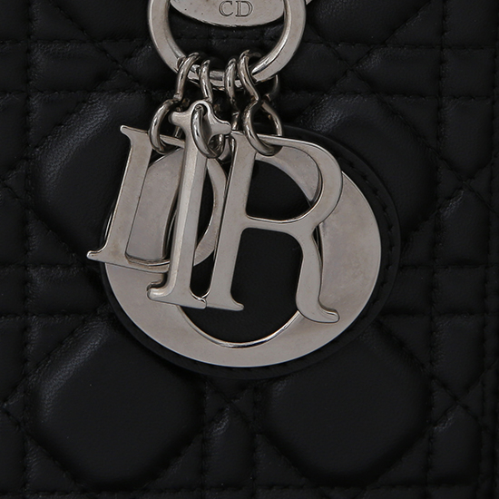 CHRISTIAN DIOR(USED)레이디 디올 까나쥬 블랙