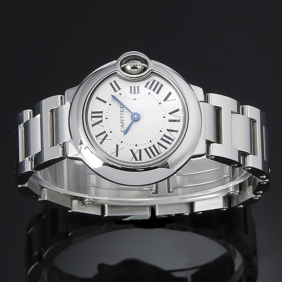 CARTIER(USED) 발롱블루 스틸 28