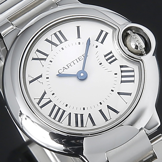 CARTIER(USED) 발롱블루 스틸 28