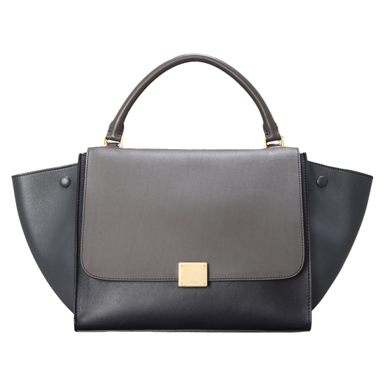 CELINE(USED)트라페제 블랙 토트백