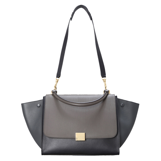 CELINE(USED)트라페제 블랙 토트백