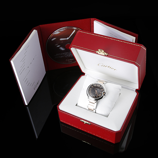 CARTIER(USED) 발롱블루 콤비 42 초코판