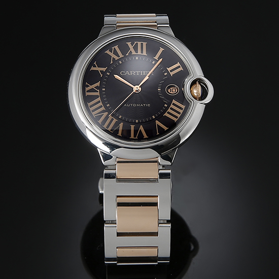 CARTIER(USED) 발롱블루 콤비 42 초코판