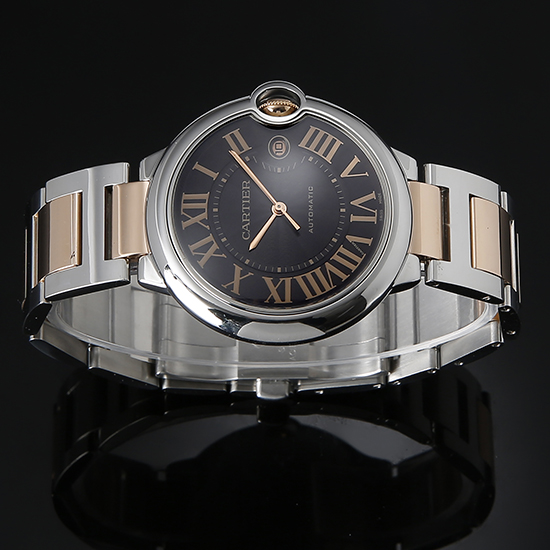CARTIER(USED) 발롱블루 콤비 42 초코판
