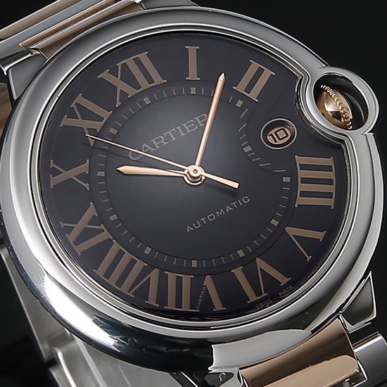 CARTIER(USED) 발롱블루 콤비 42 초코판