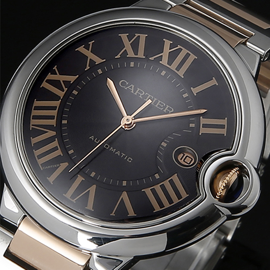 CARTIER(USED) 발롱블루 콤비 42 초코판