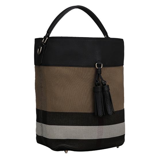 BURBERRY(USED)애쉬비 캔버스 체크 호보백