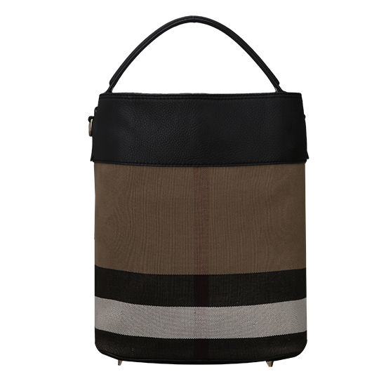 BURBERRY(USED)애쉬비 캔버스 체크 호보백