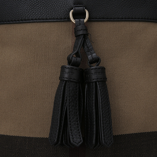 BURBERRY(USED)애쉬비 캔버스 체크 호보백