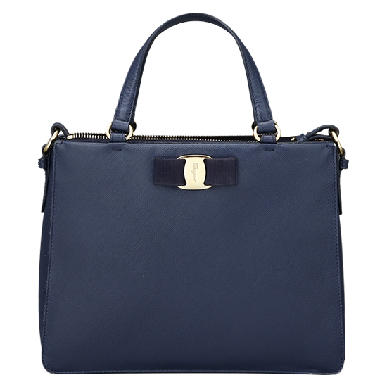 FERRAGAMO(USED)바라 리본 체인 숄더백