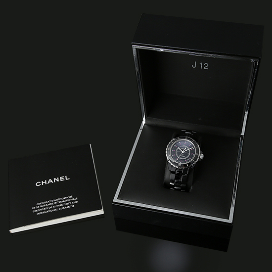 CHANEL(USED) 샤넬 J12 블랙 세라믹 오토 H1635
